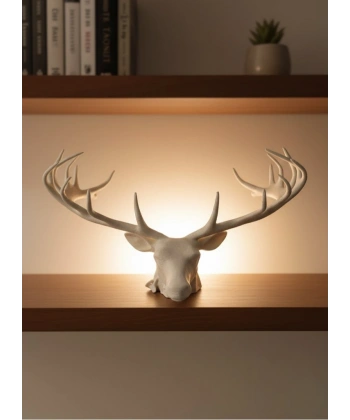 25 cm Estetik Geyik Figürü Şık Ev Ofis Dekorasyonu