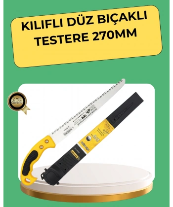 270 mm Düz Bıçaklı Bahçe Budama Testeresi Kılıflı
