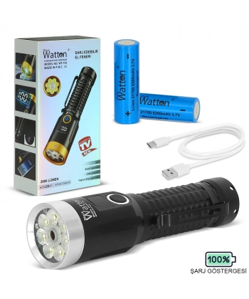 2800 LÜMEN ÖZEL SERİ YEŞİL LAZER ÖZELLİKLİ MIKNATISLI WATTON WT-735