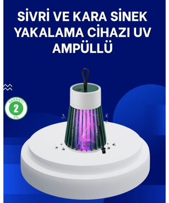 2’si 1 Arada LED Işıklı Elektrikli Böcek Öldürücü