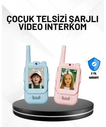3–12 Yaş Çocuklara Uygun Görüntülü Walkie Talkie Seti