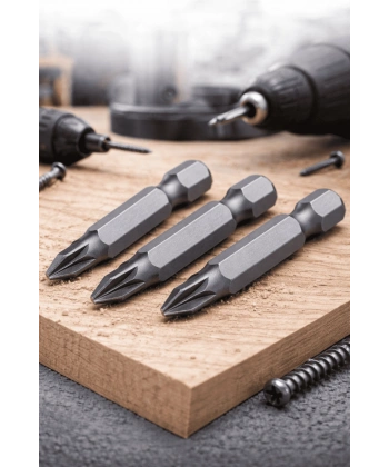 3 Adet 50 mm Yıldız Uçlu Tornavida Bits
