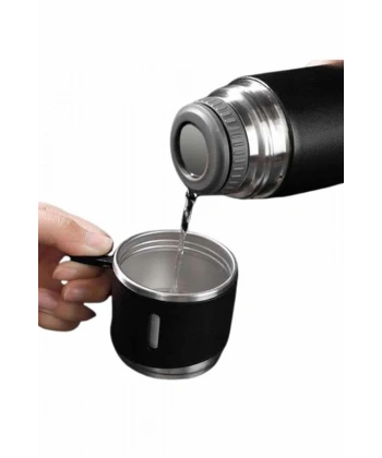 3 Bardaklı Termos Seti Anneler Gününe Özel Hediye Taşınabilir Sızdırmaz Isı Koruyucu