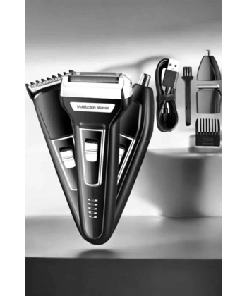 3 Başlıklı Kulak Ve Burun Tıraş Makinesi Erkeklere Özel