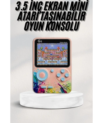 3 İnç Ekran 500 Oyunlu Game Box Mini Taşınabilir Oyun Konsolu