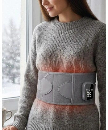 3 Kademe Isıtmalı ve Titreşimli Bel Destek Kemeri Ergonomik Tasarım