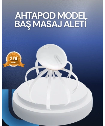 3 Kademeli Elektrikli Kafa Masaj Aleti Stres Giderici Ev Tipi Masaj