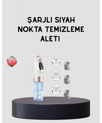 3 Kademeli Vakumlu Gözenek Temizleme Cihazı – Cilt Yenileyici Masaj ve Derin Temizlik