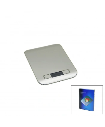 3 KAPASİTE=1000-3000-5000GR/1GR 180X140X18MM DİJİTAL PLATİN MUTFAK TERAZİ - TARTI PİLLİ= 2PCS İNCE