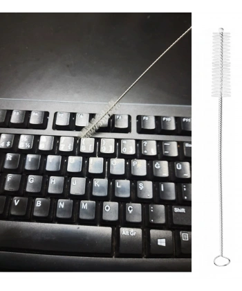 3 Lü Pratik Fırça  Esnek Bükülebilir Klavye Mouse Arası Temizlik Fırçası