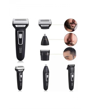 3lü Set Saç Sakal Kesme Traş Makinesi Burun Kılı Alma Tıraş Makinesi