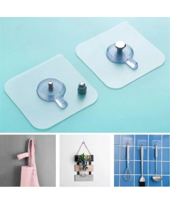 3 Lü Yapışkanlı Mutfak Banyo Raf Tutucu Askı Pin Çerçeve Çok Amaçlı Askısı