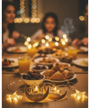 3 Metre Ramazan LED Saçak Işık Ev İçi Dekoratif Aydınlatma