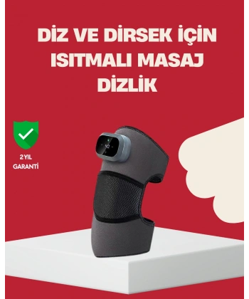 3 Seviyeli Titreşimli Isıtmalı Diz Bakım Masaj Cihazı