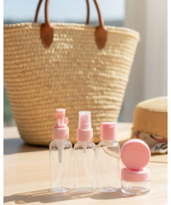 30 ml 5’li Seyahat Banyo Şişe Seti Çantalı