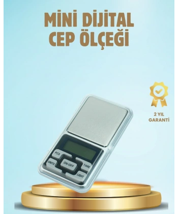300 Gr Hassas Cep Terazisi Mavi Işıklı LCD Ekranlı