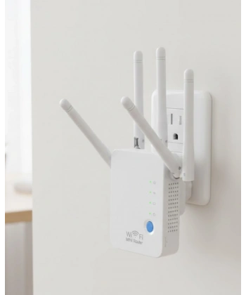 300Mbps WiFi Tekrarlayıcı WPS Güvenlikli AP Modlu Güçlendirici