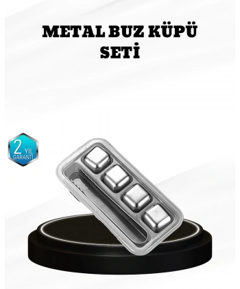 304 Paslanmaz Çelik Buz Küpü Seti Sulandırmadan Soğutan Yeniden Kullanılabilir