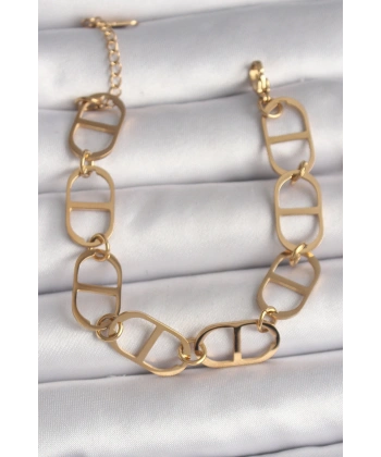 316L Çelik Gold Renk Kadın Bileklik