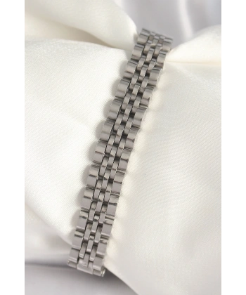316L Çelik Gümüş Renk Zincir Model Erkek Bileklik