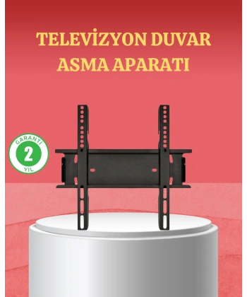32-42 İnç TV Askı Aparatı Kolay Kurulum Düz ve Kompakt Tasarım