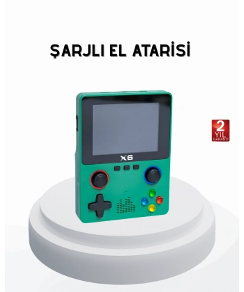 3.5 İnç IPS Ekranlı Taşınabilir Oyun Konsolu Ergonomik Çift Tetikli