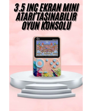 3.5 İnç Klasik Retro LCD Ekran 500 Oyunlu Oyun Konsolu Taşınabilir