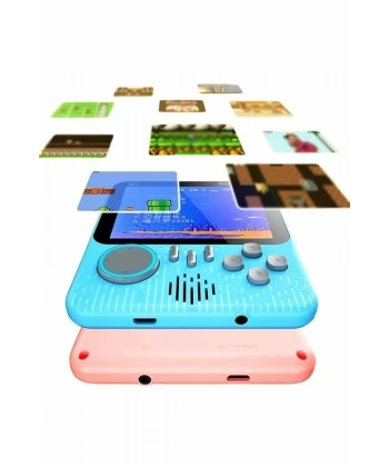 3.5 İnç Mini Atari Taşınabilir Oyun Konsolu 666 Adet Retro Oyun