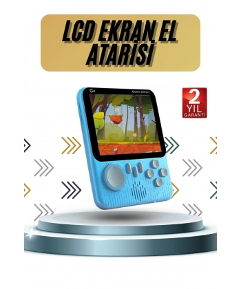 3.5 İnç Mini Atari Taşınabilir Oyun Konsolu 666 Adet Retro Oyun