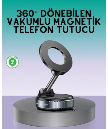 360 Derece Ayarlanabilir Manyetik Araç Telefon Standı