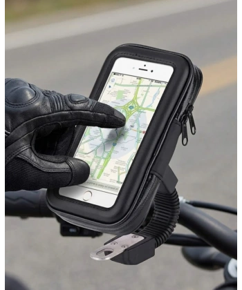 360 Derece Döner Su Geçirmez Bisiklet Telefon Tutucu Gidon Montaj Standı