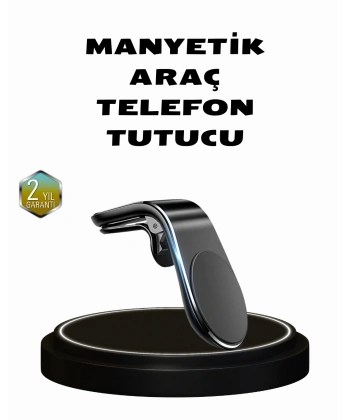 360° Dönebilen Manyetik Araç Telefon Tutucu Sarsıntısız ve Şık Tasarımlı