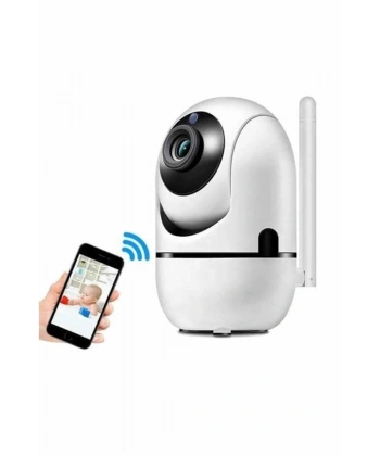 360° Full HD Akıllı Kamera Hareket Sensörlü Wifi Kamera Çocuk Güvenlik Kamerası