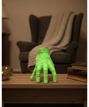 3D Dekoratif Yeşil El Obje 27x22 cm Sanatsal ve İddialı Aksesuar