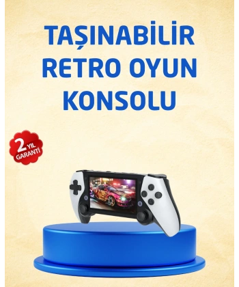 3D Ekranlı Mini Oyun Konsolu + Multimedya