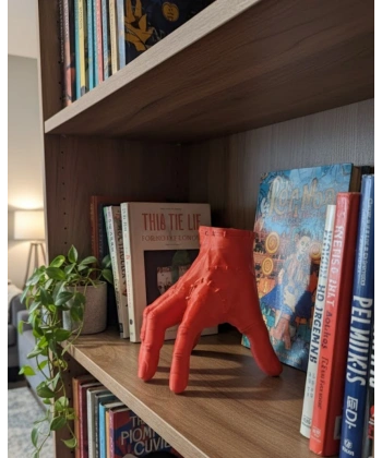 3D Modern Kırmızı El Obje 17x16 cm Ev ve Ofis Dekorasyonu