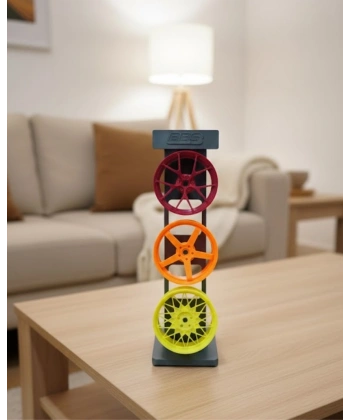 3’lü Jant Dekor Seti Masa Üstü ve Salon İçin Modern Spor Tasarım