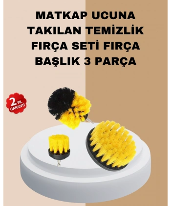 3’lü Matkap Ucu Fırça Takımı Zorlu Kirler İçin
