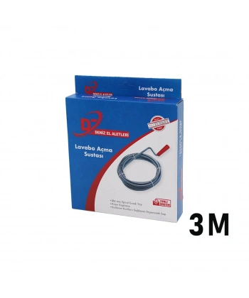 3MT X 6MM SUSTA SPRAL LAVABO - GİDER AÇAR