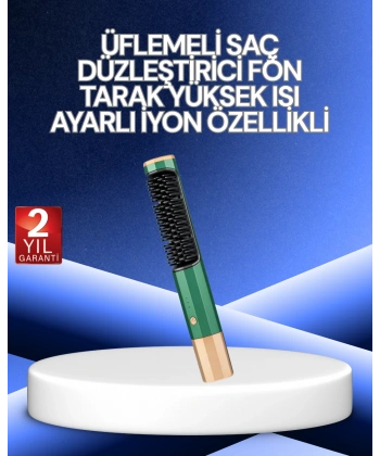 3’ü 1 Arada Saç Şekillendirme Seti – Kurutma, Düzleştirme, Tarama