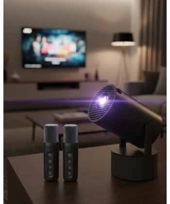 3ü1 Arada Projeksiyon Karaoke ve Bluetooth Hoparlör