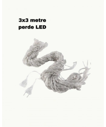 3x3 LED Işık Perdesi Şelale Model İç Dış Mekân Dekorasyonu