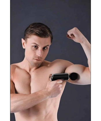 4 Başlıklı Darbeli Şarjlı Masaj Aleti Tabancası Kablosuz