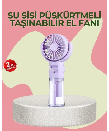 4 Kademeli Serinletici Su Buharlı El Vantilatörü
