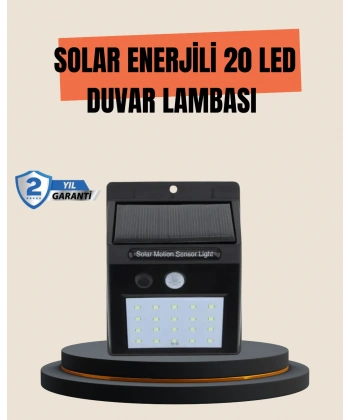 4 Modlu Solar LED Bahçe ve Garaj Lambası