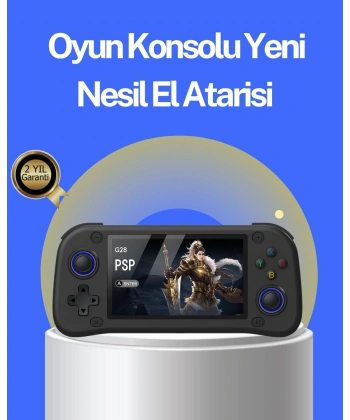 4.3” HD Ekranlı El Konsolu 64GB Hafıza Kartı ve 10000 Yüklü Oyun