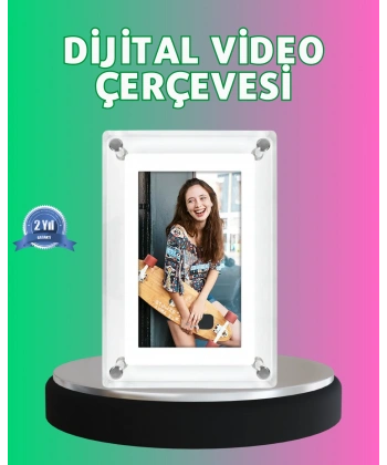 450 Nit Yüksek Parlaklık 7 İnç Dijital Resim Çerçevesi – Her Açıdan Net Görüntü