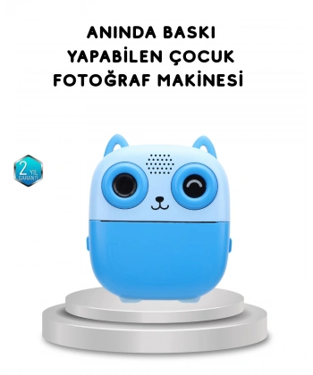 48MP Termal Baskılı Çocuk Dijital Kamera 1080P Video 2.4 Ekran 6X Zoom