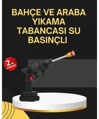 48V Şarjlı Basınçlı Yıkama Tabancası Köpük ve Çift Nozul 2025 Model