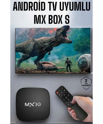 4K TV Uyumlu HD Çözünürlüklü Mx Box S 8 GB